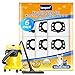 KEEPOW 6 Pack KFI 357 Vacuum Bags for Kärcher WD 2 Plus, WD 3, WD 3 Battery, Fleece Hoover Bags for Karcher Vacuum Cleaner WD3 S, KWD 1, KWD 2, KWD 3, MV 3, SE4001, SE4002