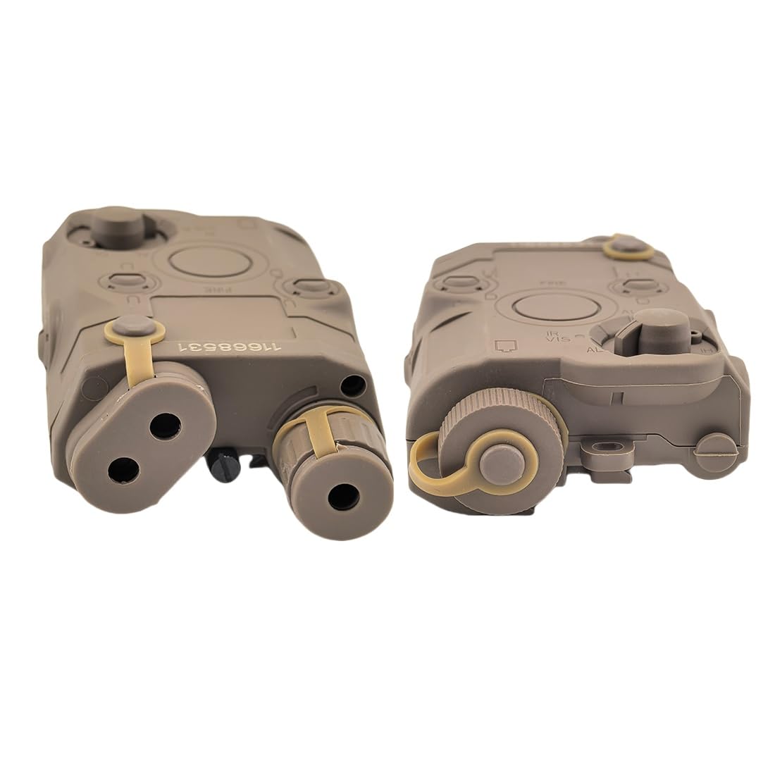 FMA Navy Seal PEQ-15 Estuche de batería Dummy para exhibición táctica AEG Airsoft DETB492