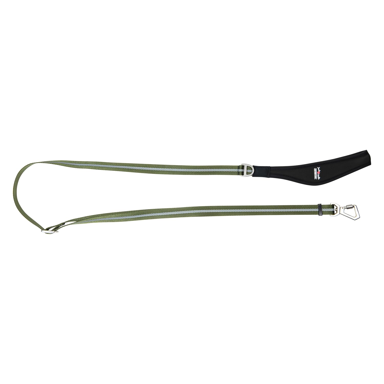 JACK AND VANILLA, Adjustable Dog Lead, Expedition Model, Colour: Olive Green, Size 20 mm x 200 cm