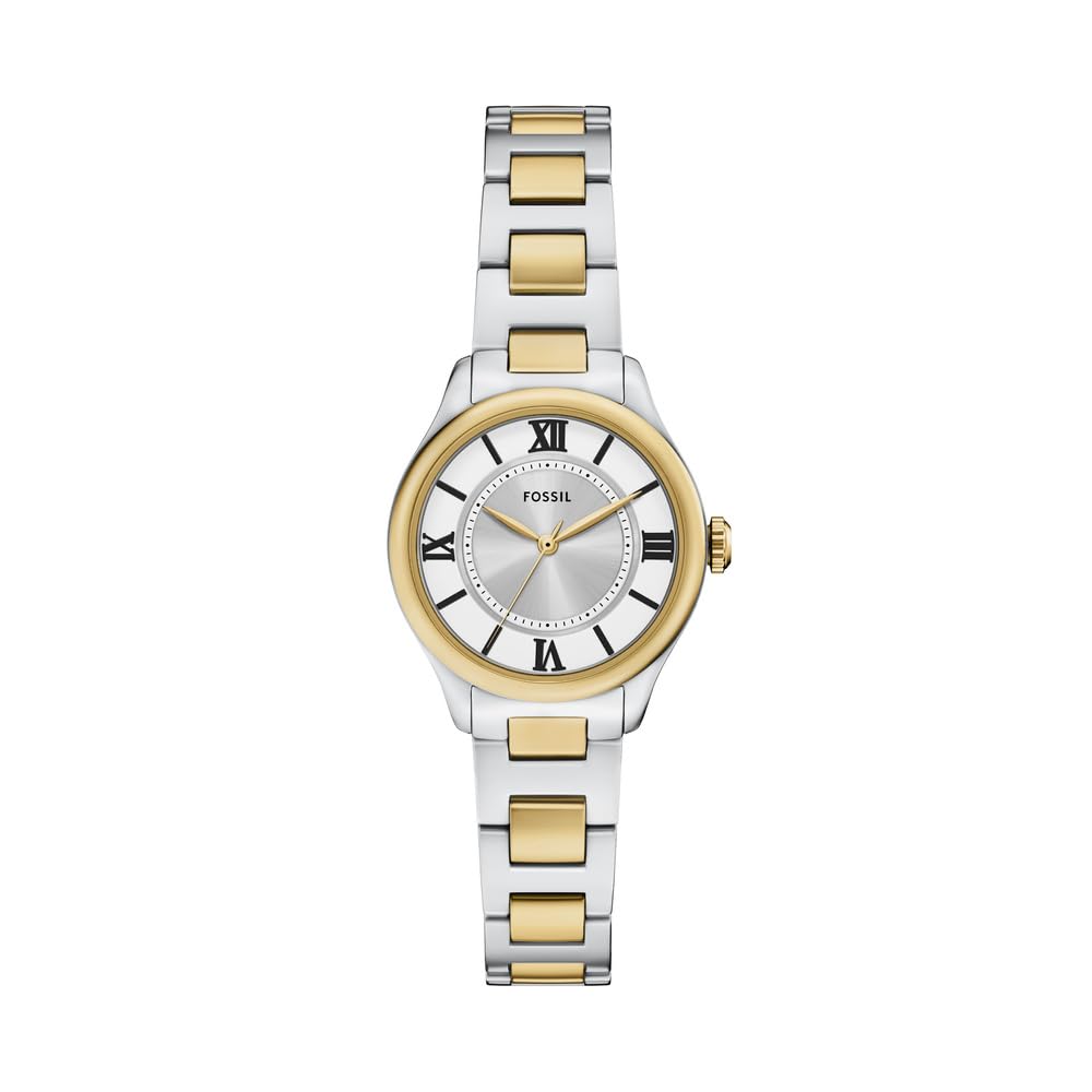 Fossil Gilmore Women's 28 MM Two Tone Stainless Steel Watch, ES5422