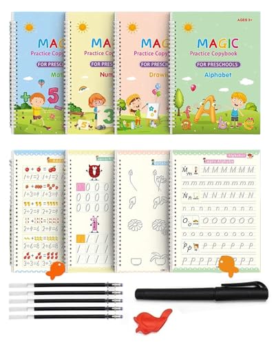Magic Practice Copy Book for Pre-School Kids, Re-Usable Drawing, Alphabet, Numbers and Math Exercise (B0CD27ZCJV) Amazon Price History, Amazon Price Tracker