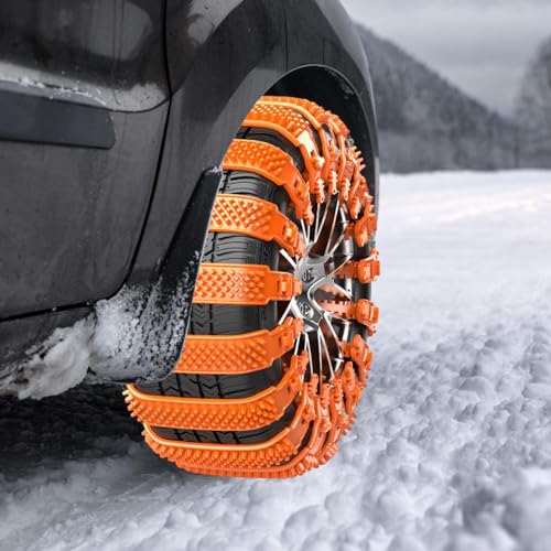 Correntes de tração para pneus | Correntes antiderrapantes para pneus de carro para segurança na nev