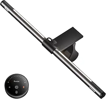 Quntis Computer Monitor Light Bar with Remote, Eye-Care Backlight Desk Lamp for Home Office and Gaming, Gray