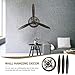 VOSAREA Antique Propeller Metal Retro Propeller Wall DecorAviation Airplane Wall Art Decor Wrought Iron Wall Decorative Pendant for Bar Cafe Living Room Kitchen Decorations Boat Propeller Wall Art