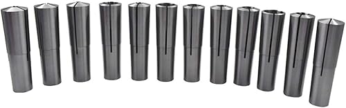 Miniatura 5 de WFLNHB 3MT MT Collet Juego de 12 piezas 1/8" - 3/4" con 3/16 1/4 3/8 1/2 5/8 Chuck para Bridgeport