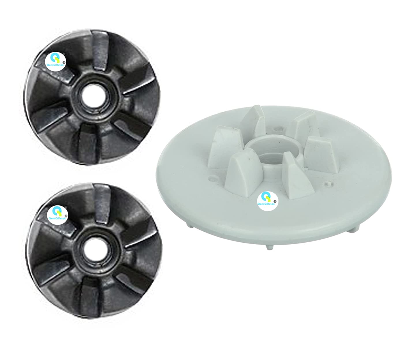 QemiQ Retail®- Mixer Grinder- Rubber “Jar Coupler + Motor Coupler” for- “Panasonic” (2+1 unit’s)