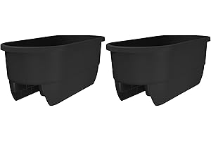 Complete Your Dreamy Garden Décor with Apollo Exports International's Black Railing Planters