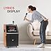 Pyle Portable Karaoke Machine with Wireless Bluetooth Speaker, Touchscreen, Microphone, Wheels & Handle, Supports USB/SD/PC/TV/MP3, Ideal for Parties, Outdoor Events, Home Karaoke & More