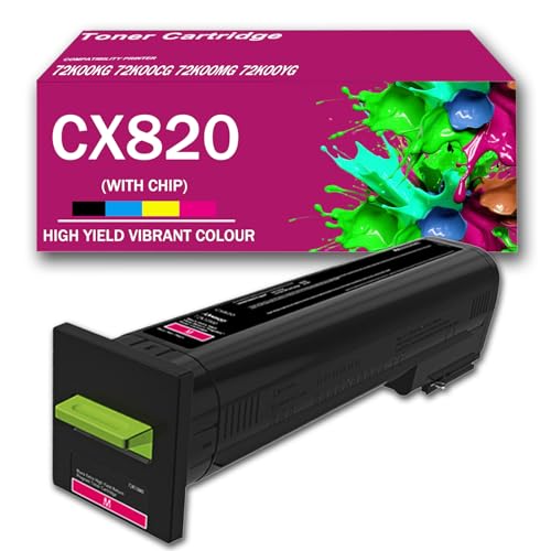 Cartouche de toner compatible CX820 magenta pour CS820