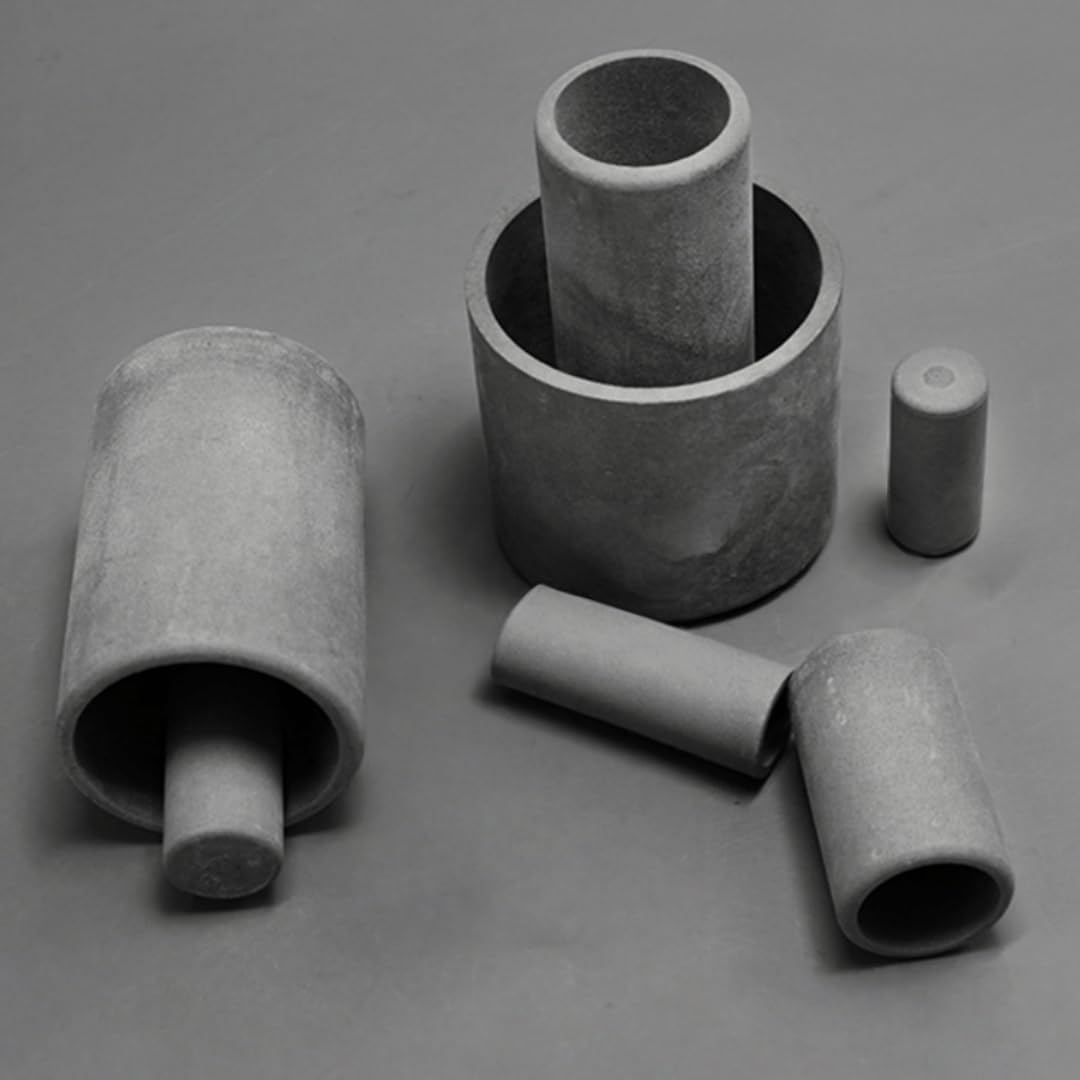Tygle ceramiczne z węglika krzemu do badań laboratoryjnych i zastosowań przemysłowych, materiał o wysokiej czystości, 1 zestaw do eksperymentów i obsługi próbek