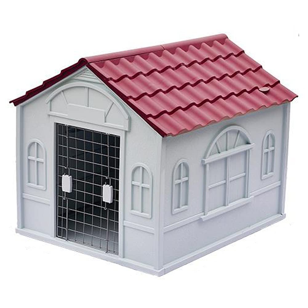 Amazon.co.jp: 犬小屋 屋外用 大型犬 中型犬 小型犬 プラスチック製の