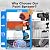 Cordless Paint Sprayer with 3000mAh, Electric Paint Sprayer Gun with 1200ML & 250ML Container, 4 Nozzles and 3 Patterns, Airless HVLP Paint Sprayer for Furniture,Cabinets,Walls,Door,Garden Chairs