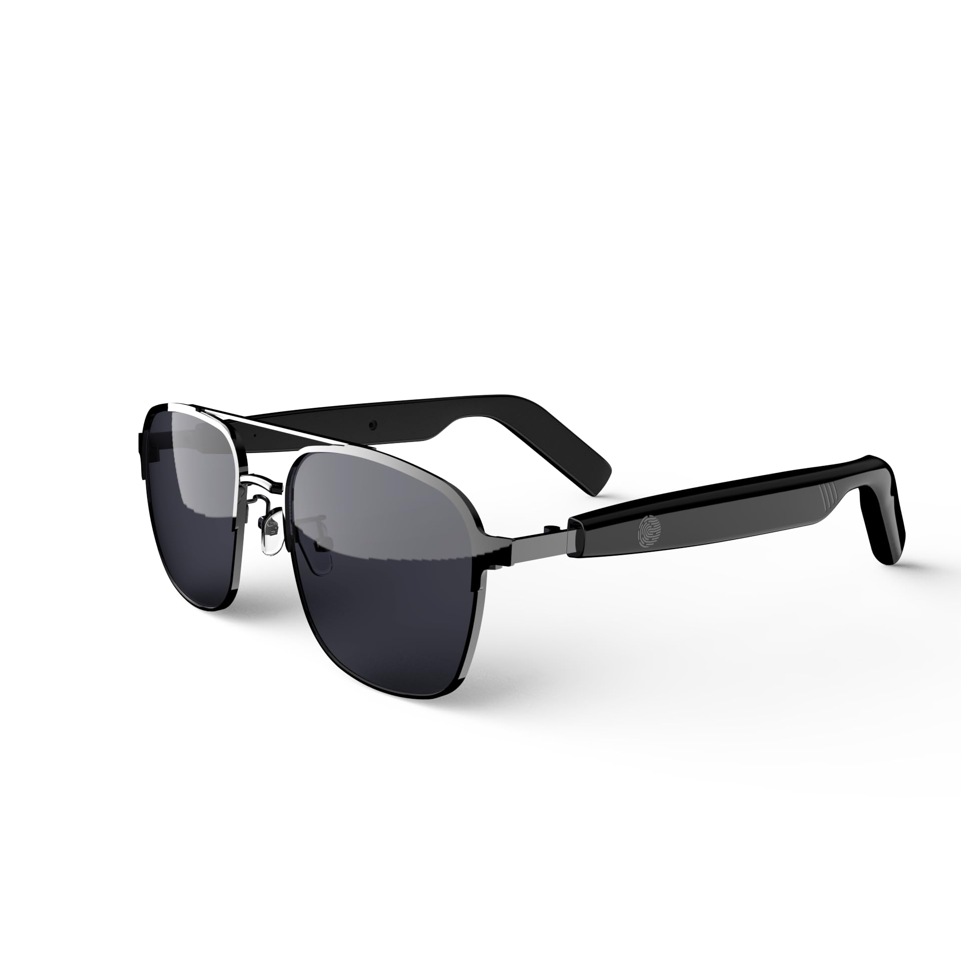 Lunettes de Soleil Audio sans Fil Intelligentes, 98% de Protection Contre Les UV et la Lumière Forte, IPX4 Waterproof, Haut-parleurs HD Stéréo pour la Musique/Les Appels/Les Jeux