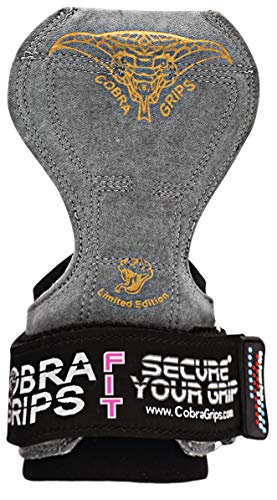 Image of Cobra Grips Weight Lifting Gloves with Adjustable Neoprene Padded Wrist Wraps - Heavy Duty Alternative to Power Lifting Hooks for Deadlifts
