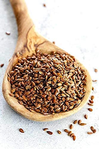 Image of Organic Box Natural and Premium Flax Seed Fibre Rich Alsi Seeds Raw Flaxseeds for Weight Loss and Omega-3 Rich Superfood (250 Gram) - Diwali Gift Pack