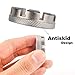 BASEEING Bike Spoke Wrench Tool 8 Way Hard Steel Adjust Bicycle Wheel Tension 6 Sizes in 1 Pocket Spoke Tools for Bike Repair Adjustment Wrench Correct Kit set of 2