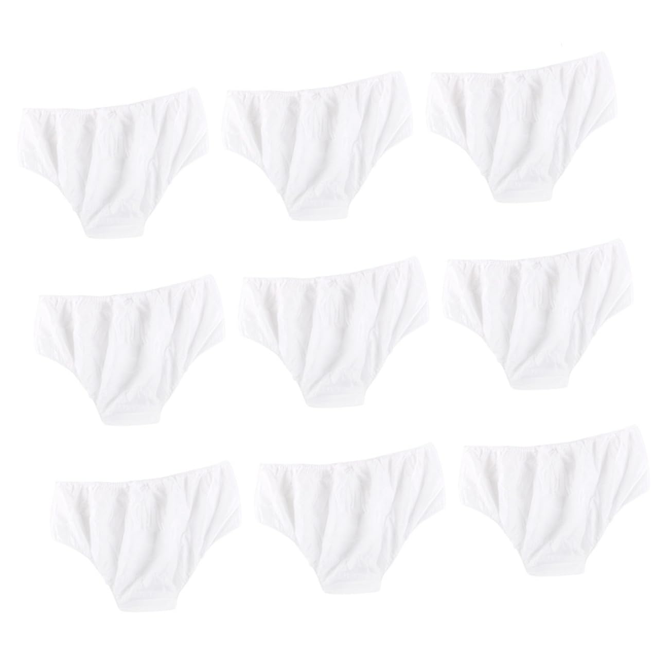 FRCOLOR Bragas Desechables para Mujer de Tejido No Tejido, Paquete de 100 Unidades, Cómodas y Portátiles para Viajes y Cuidado Cutáneo, Color Blanco