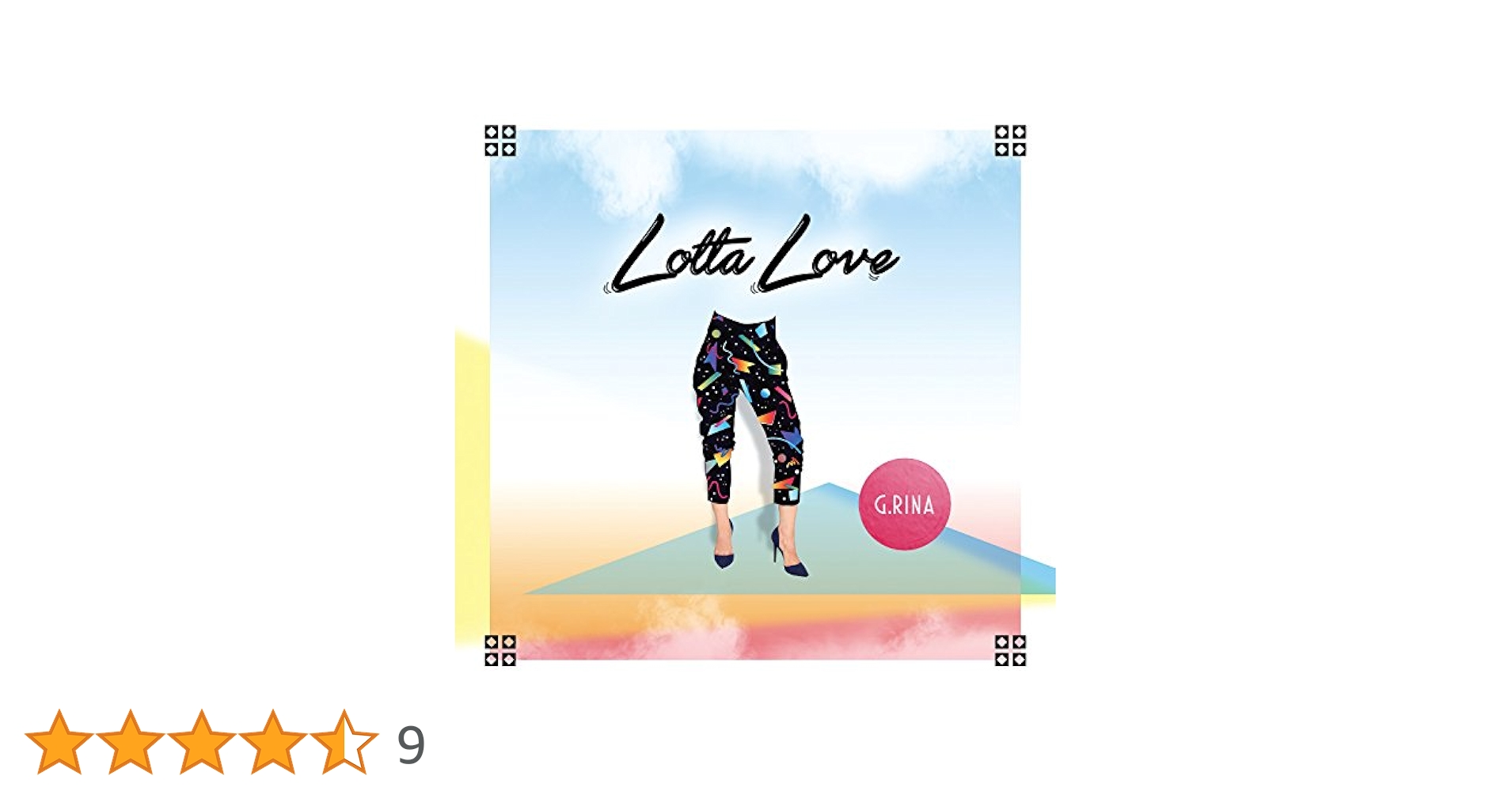 G.RINA / Lotta Love アナログ レコード 2LP G.RINA / Lotta Love アナログ レコード 2LP