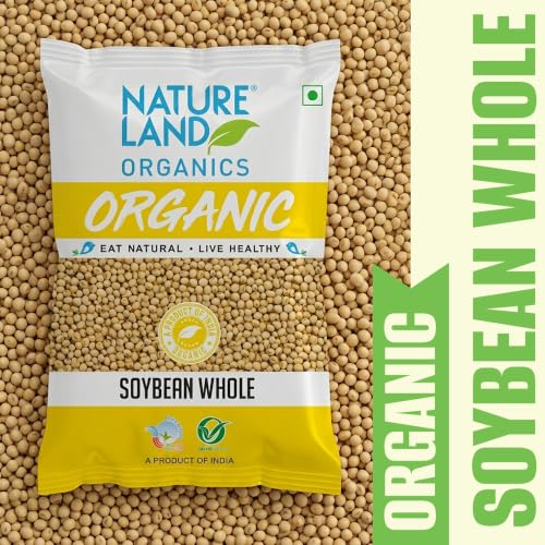 Image of Natureland Organics Soybean Whole 500 Gm