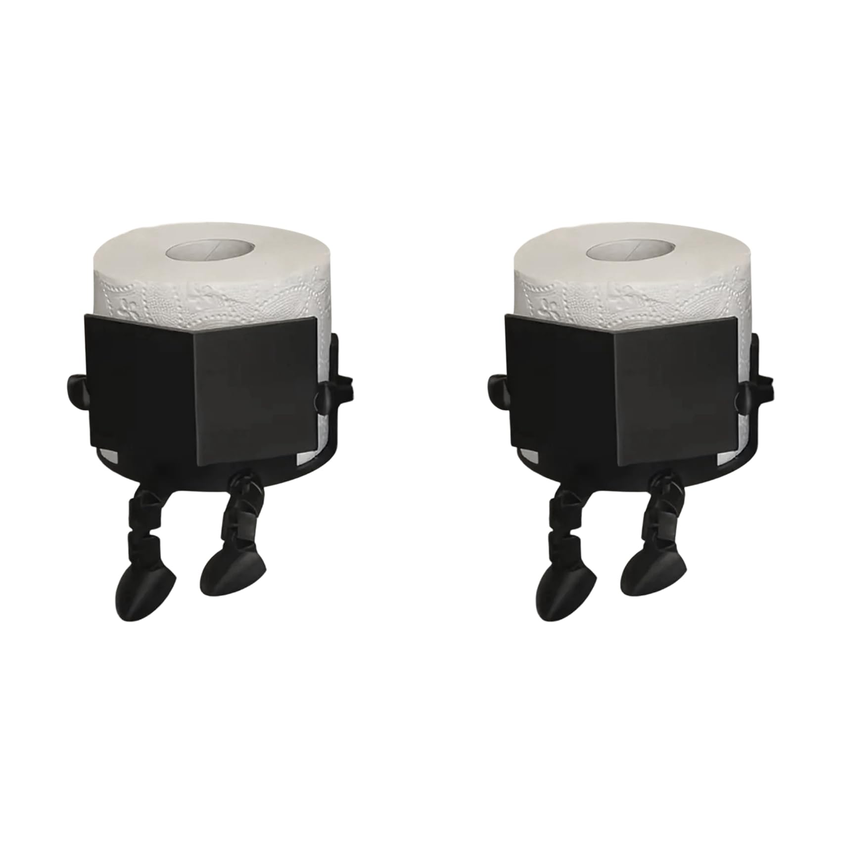 Aundhegrtt 2X 3D Printed Tissue Holder Kitchen and Bathroom Toilet Paper Holder Tissue Roll Paper Dispenser Bathroom Decor