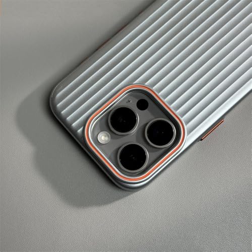 Étui iPhone 15 Pro Max luxe en polycarbonate or clair métallisé