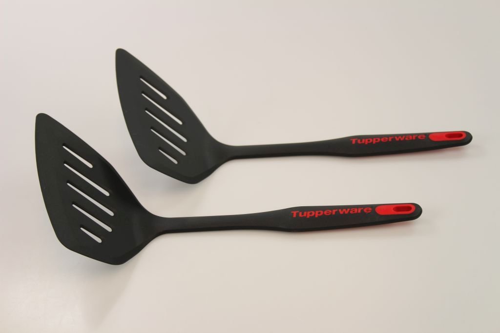 TUPPERWARE Griffbereit Großer Pfannenwender TOP-Pfannenwender (2) schwarz-rot 29970
