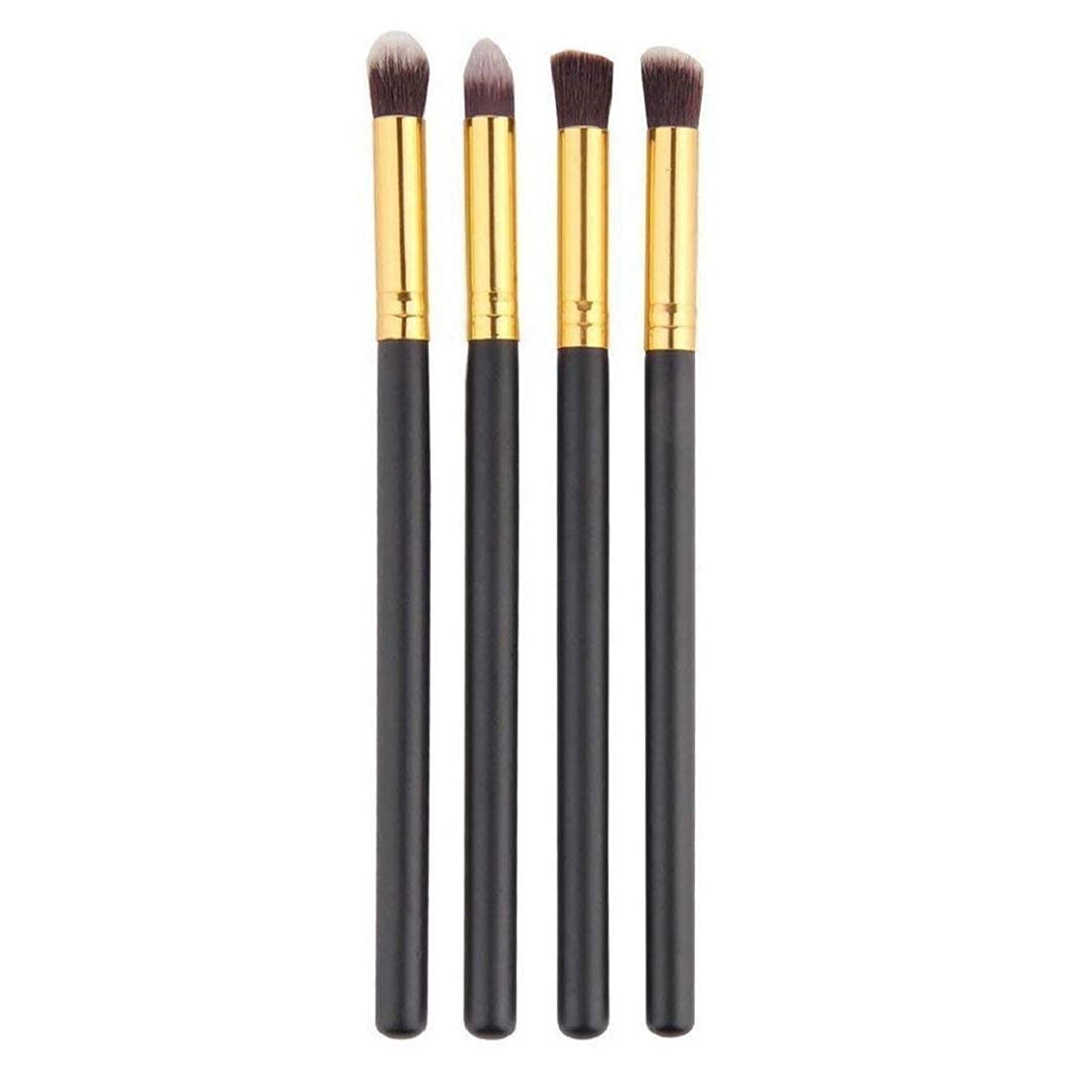 K.Y.L.Plus Beauty 4pcs/Set Professional Eye Brushes Set Foundation Mascara Blending Pencil Brushes Makeup Tools Cosmetic Black Brush
