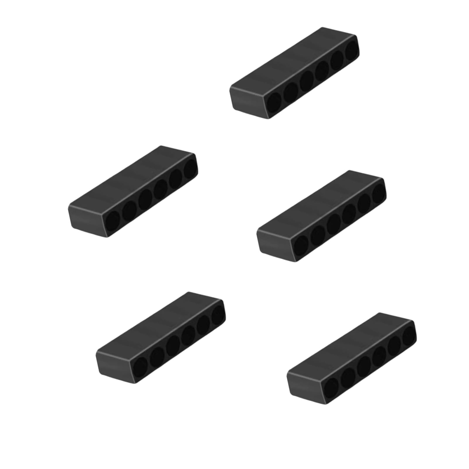 Yrohgkpn 6 Holes Strong Driver Enclosure Container Fit For 6.35Mm Driver Accessories Workshop Tool Management Easy Identification Portable Screwdriver Bit Holder