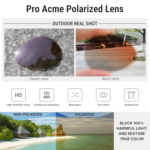 Image of Pro Acme Aviator Sunglasses for Men Women Classic Polarized UV400 Protection