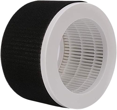 Miniatura 7 de Nispira Filtro de repuesto True HEPA compatible con el purificador de aire KOIOS MOOKA EPI810. Elimina el olor. Filtración de 3 etapas. 4 paquetes