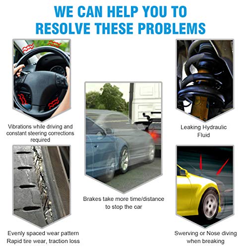 Oredy Pair (2) Front Struts Assembly With Coil Spring Compatible With 2000-2006 Hyundai Elantra #TOP6