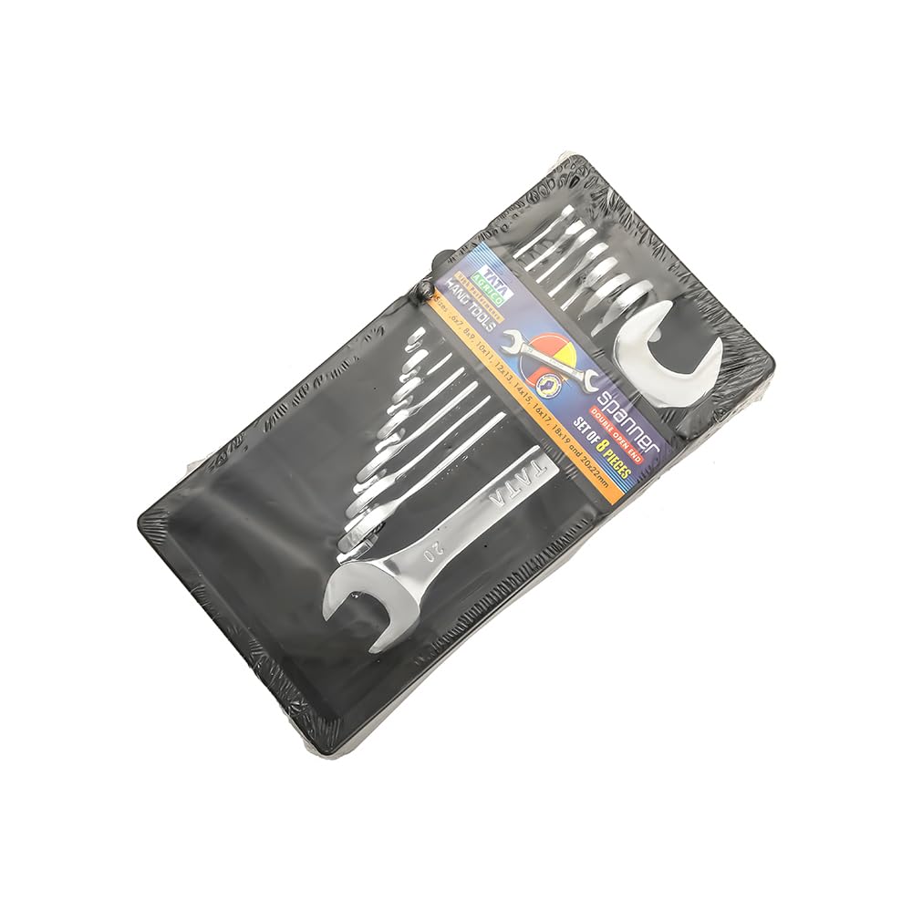 TATA Agrico Double Sided Open End Wrench Spanner Set 6 To 20 mm (Silver) (B01GAEAZWW) Amazon Price History, Amazon Price Tracker