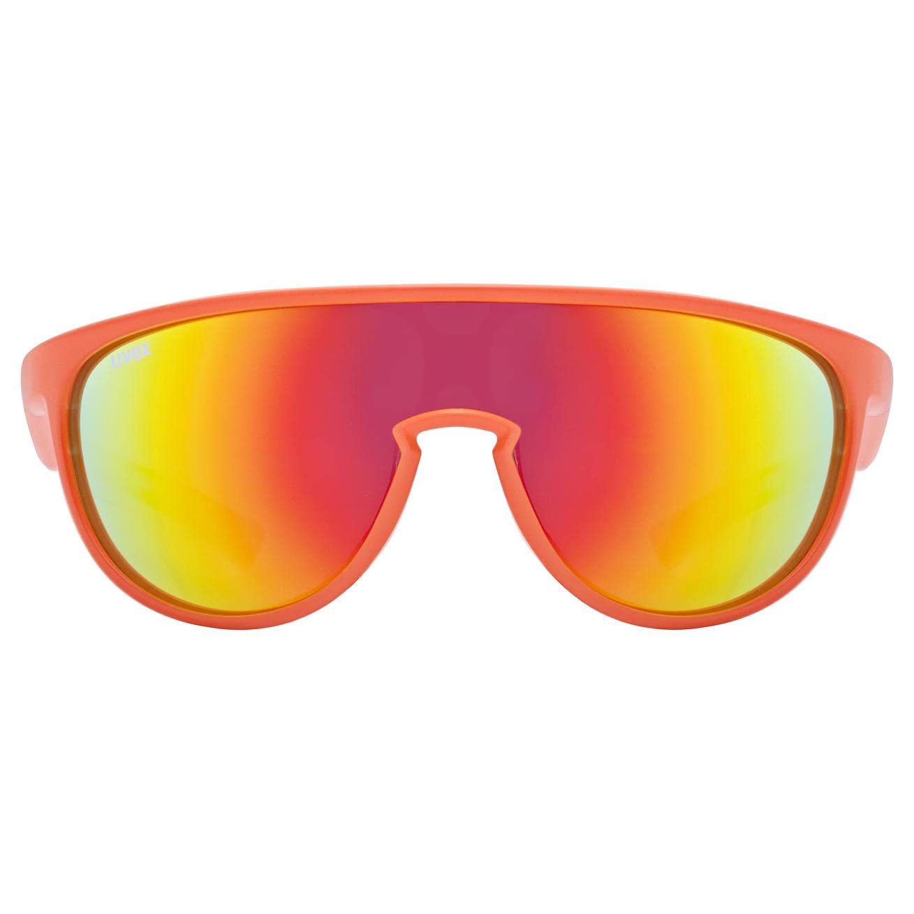 uvex sportstyle 515, okulary przeciwsłoneczne unisex-dzieci, orange matt/mirror orange, one size