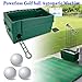 Automatic Golf Ball Dispenser Machine, No Electricity Required Tee Up Golf Ball Teeing Device Golf Club Organizer with Adjustable Foot Stand