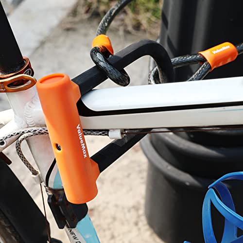 Valuemax Bike U-Lock With Cable, Heavy Duty Bicycle U-Lock, 16Mm Shackle And 6Ft Security Cable With Sturdy Mounting Bracket And Keys For Bicycles #TOP6