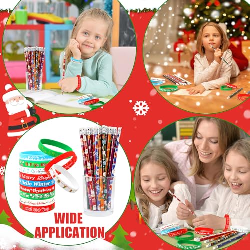 Set de 72 lápices y pulseras de Navidad JUNEBRUSHS miniatura 7