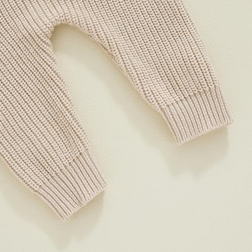 Infant Baby Girl Boy Fall Winter Sweater Romper Pants Knit Jumpsuit Overall One Piece Outfit Clothes4
