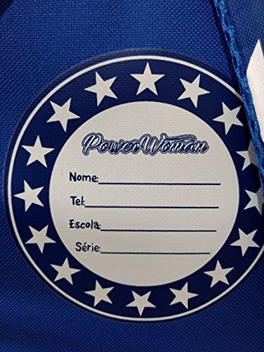 Mochila Escolar Mulher Maravilha de Rodinhas Seanite