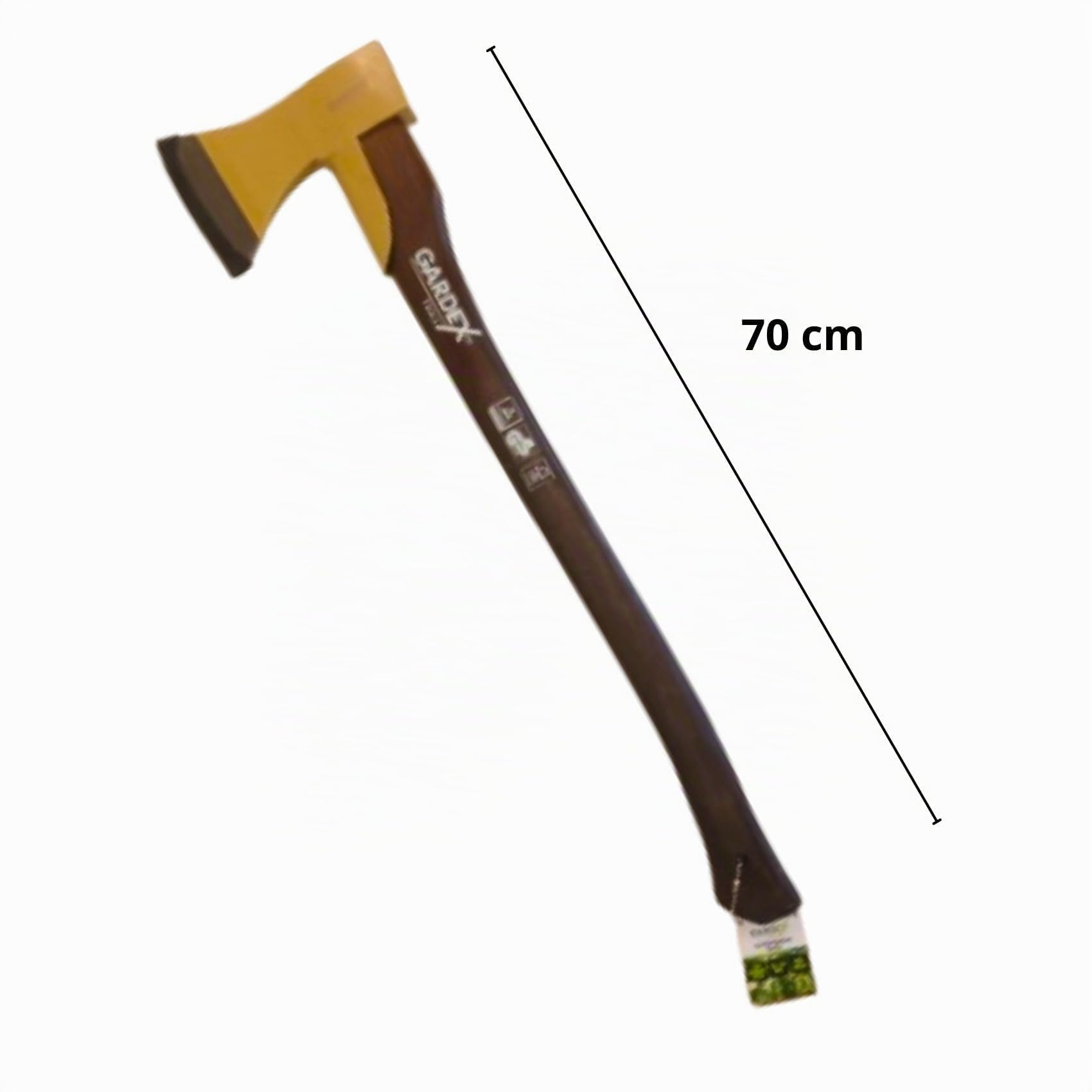 RZT Hacha de 70 CM, Hacha de Leña, Hacha Supervivencia, Profesional con Empuñadura TPR ergonómica, Hacha Profesional, Hacha Pequeña, Hacha de 70CM