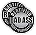 Bas Ass Heavy Equipment Operator Hard Hat Sticker/Decal/Label Tool Lunch Box Motorcycle Helmet Excavator Bulldozer