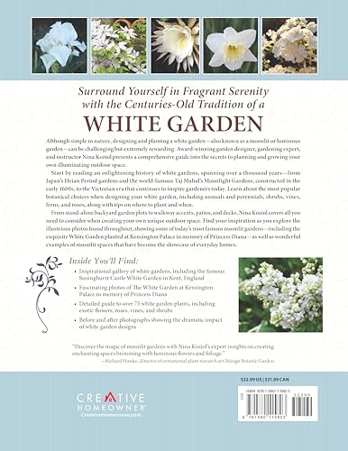 White Gardens: Creating Magnificent Moonlit Spaces: Guide to White and Luminous Plants (Creative Homeowner) How to Create a Night Garden with Plants that Reflect the Moon or Bloom in the Evening - Image 2