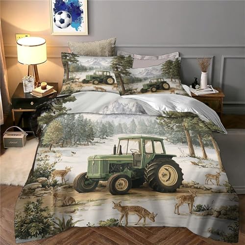Parure de lit microfibre 3D effet douce dessin animé amusant housse de couette zip