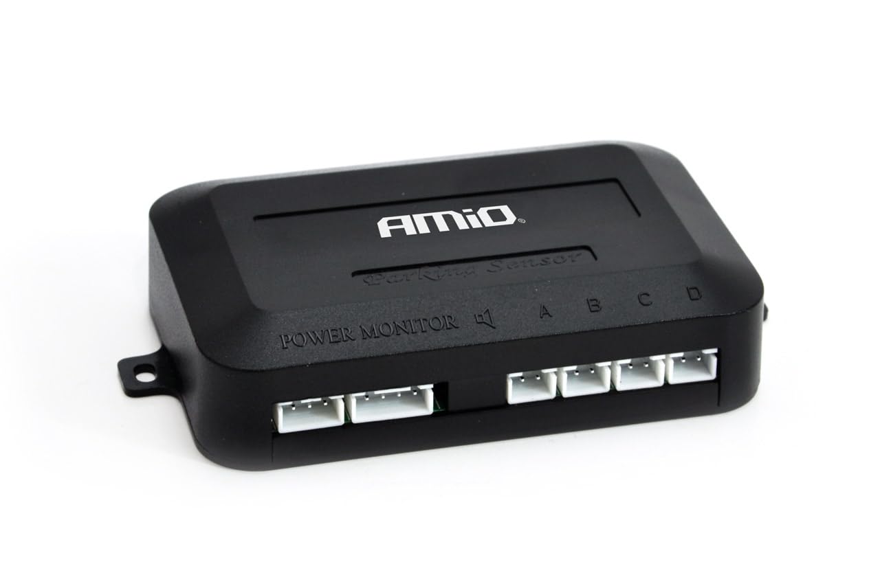 AMiO 01576 Kit Sistema de asistencia de aparcamiento con sensor negro