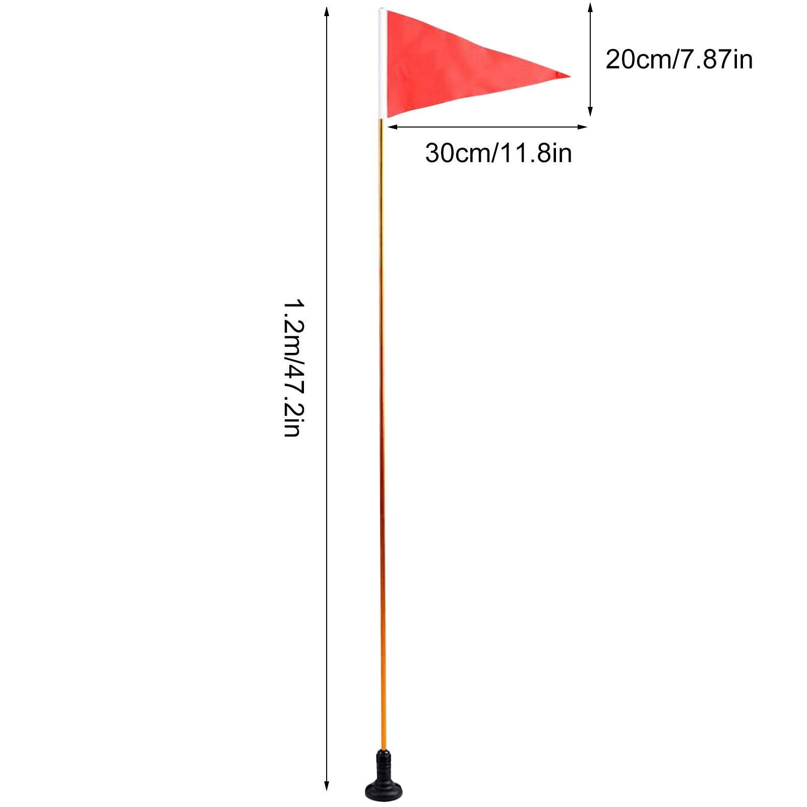 Bandiera Kayak | Asta portabandiera di Sicurezza per Barche | Kit Asta Bandiera per Barca Facile Installazione con Base Stabile per Canoa, Yacht, gommone, Kayak