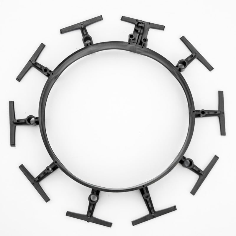 Bordo per aiuole giardino h 4,5 cm, decorazioni con ghiaia, bordura prato sintetico - Kit 10 metri con chiodi di fissaggio