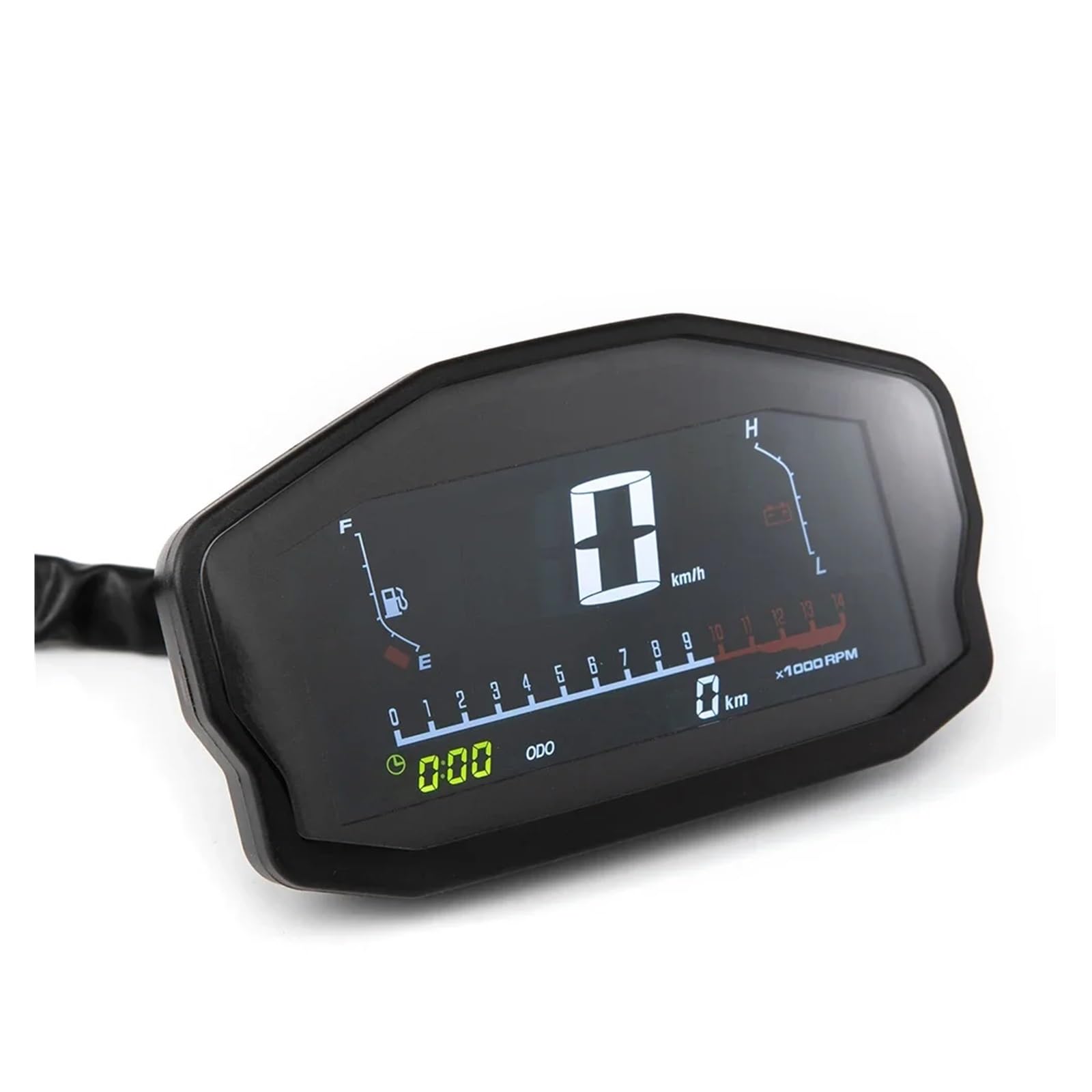 Tablero Digital para Motocicleta De 1, 2 Y 4 Cilindros, Velocímetro LED Universal, Odómetro, Medidor De Marcha Ajustable. Cuentakilómetros