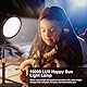 Trayvespace SAD Lampe, SAD Lichttherapie-Lampe, UV-freie 10000 Lux Sonnenlampe, Therapie mit 3 Lichtfarben und 9 einstellbaren Helligkeiten und 3 Timer (Schwarz)