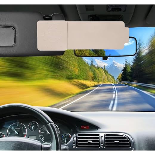 Visor Buddy (Large Visor Gap Edition). Car Sun Visor Extender by Visor Buddy - Clip-On Extension for Windshield Sun Visor - Smart Car Sun Protection