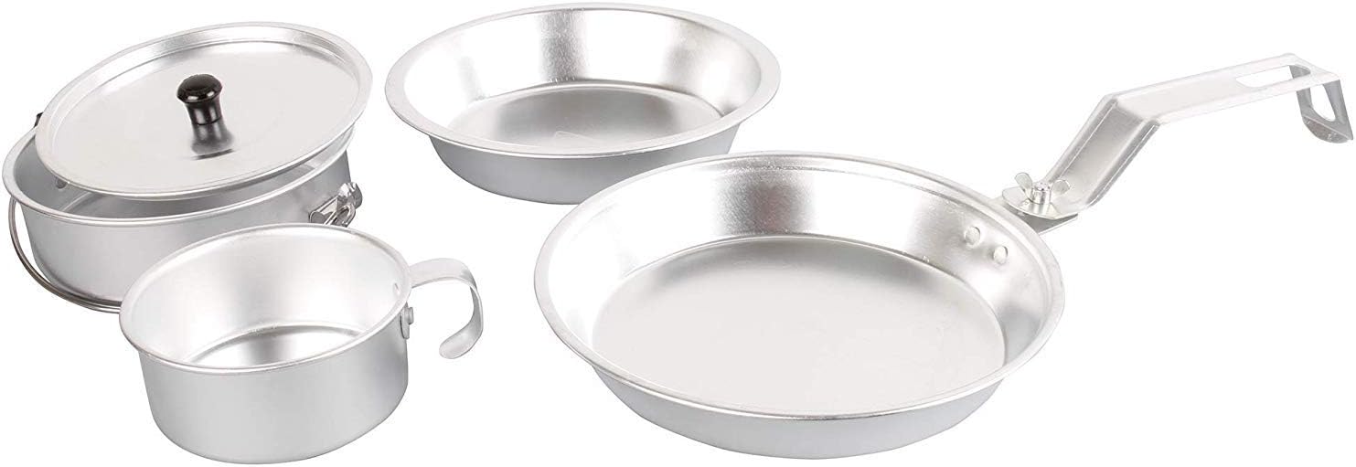 Amazon Coleman Camping Cookware 5Piece Aluminum Nesting Mess Kit