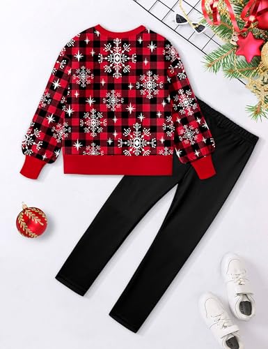 Image of Girls Clothes, Girls Outfits Tie Dye Sweatshirt Tops and Leggings Sweatpants 2 Piece Fall Winter Clothes Set 6-16T